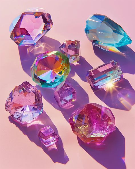 There's just something so aesthetically pleasing about these jewels 💎✨ #Jewels #IridescentJewels #IridescentGems #IridescentJewels #Iridescent #IridescentAIArt #IridescentArt #Gems #Gemstones #Gemstone #Jewel Gem Aesthetic, Gems Aesthetic, Gemstone Aesthetic, Dusk Aesthetic, Gem Design, Iridescent Art, Glitter Phone Wallpaper, Cool Shapes, Rock And Pebbles