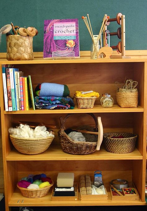 Preparing the Environment for the Work of Wool | Handwork | Montessori Handwork Child Genius, Montessori Environment, Montessori Elementary, Teacher Office, Montessori Practical Life, Weekend Reading, Montessori Education, Montessori Classroom, Primary Education