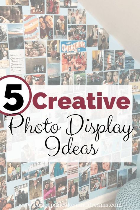 Holiday Photo Display Ideas, Photo Displays Ideas, How To Display 4x6 Photos Wall Ideas, Cheap Ways To Display Photos, Modern Photo Display Ideas, Easy Picture Wall Ideas, How To Display A Lot Of Photos, Ways To Display 4x6 Photos, Temporary Photo Display