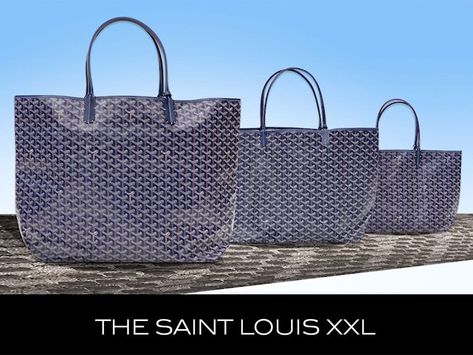 For years, the popular Goyard Saint Louis Tote has come in just two sizes: PM and GM, which are small and large, in handbag size terms, if you’re just learning the ropes. The PM is 11 inches wide across the bottom, while the GM is 13 inches wide, which makes them popular choices for day … Goyard St Louis Tote, 2022 Handbag, Goyard Tote Bag, Goyard Saint Louis, Goyard Tote, Expensive Bag, Goyard Bag, Red Tote, Large Pouch