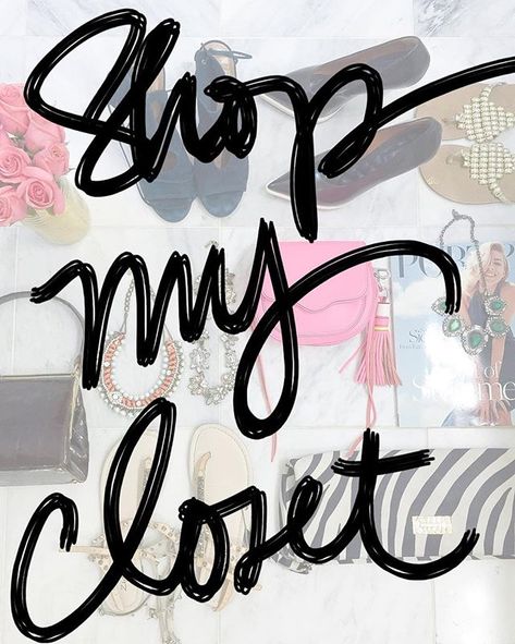 Clothing Sale Sign, Thrifting Quotes, Selling Clothes Online, Logo Online Shop, Form Fitting Clothes, Small Business Quotes, Preloved Clothes, Shopping Quotes, Shop My Closet