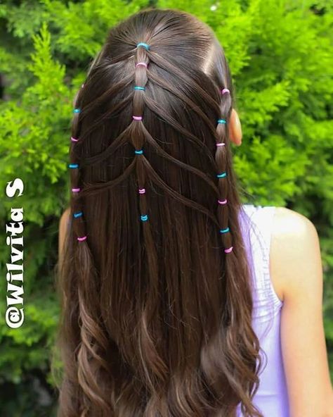 Quick Hairstyles For School, 5 Minute Hairstyles, Super Easy Hairstyles, Girl Hair Dos, Girls Hairstyles Easy, Easy Hairstyles For School, Fast Hairstyles, Super Hair, Quick Hairstyles