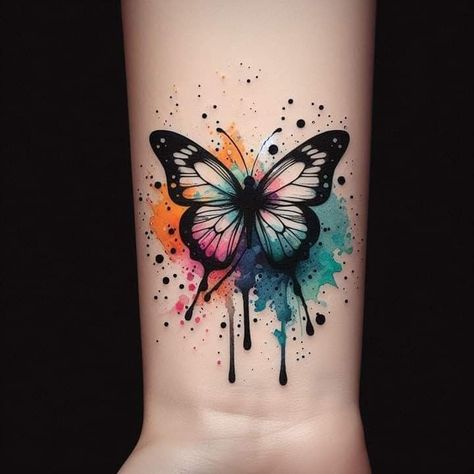 Cover Up Tattoo Designs For Women, Nail Butterflies, Wallpapers Butterflies, Hairstyle Butterfly, Butterfly Locs Hairstyle, Party Decorations Butterfly, Butterfly Draw, Watercolor Tattoos For Women, Tattoo Butterflies