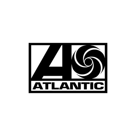 Atlantic Records - 1966 #logotype #logo #logos #logodesign #logodesigner #graphic #graphicdesign #graphicdesigner #design #designer #typography #minimal #black #branding #logoinspiration #typography #graphics #vector #artwork #blackandwhite #monochrome #simple Atlantic Records Logo, Record Logo, No Limit Records, Designer Typography, Typography Minimal, Black Branding, Atlantic Records, Music Logo, Vector Artwork