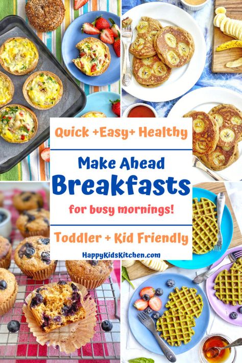 One Hand Breakfast, Make Ahead Waffles To Freeze, Blw Recipes Meal Prep, Kid Breakfast Meal Prep, Blw Breakfast Meal Prep, Food Prep For Toddlers, Breakfast Meal Prep For Toddlers, Healthy Breakfast Party Ideas, Healthy Breakfast For One Year Old