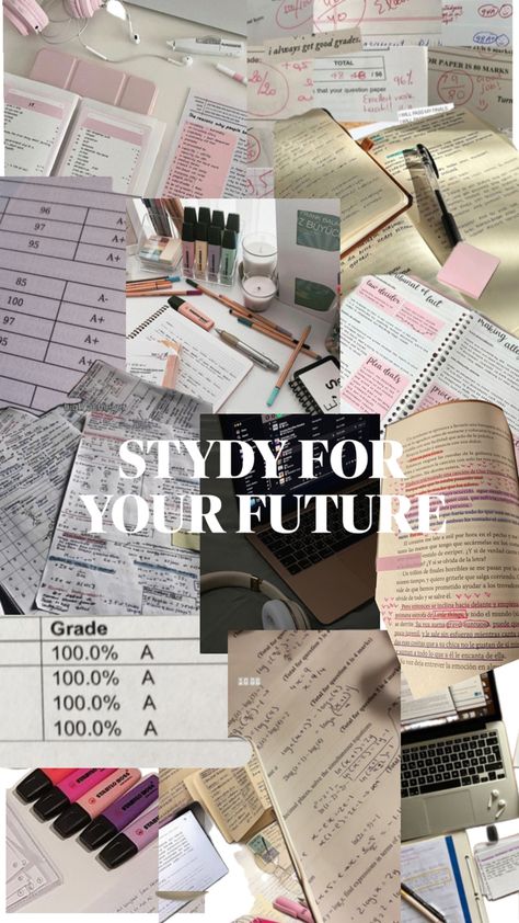 Study motivation📚 Study For Your Future, Motivation On Studying, Motivational Pictures For Study, Mood Boards Study, Best Motivation To Study, Motivation School Wallpaper, Online School Motivation, Wallpapers For Study Motivation, Cute Study Motivation Wallpaper