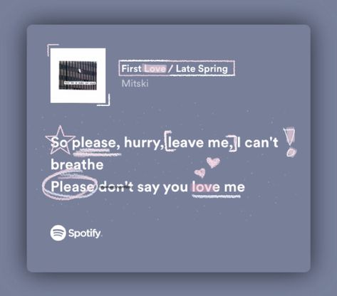 Mitski Lyrics Widget, Mitski Aesthetic Lyrics, Mitski Wallpapers Lyrics, Mitski Spotify Lyrics, Mitski Song Lyrics, Lyrics Mitski, Mitski Aesthetic, Spotify Lyrics Aesthetic, Indie Lyrics