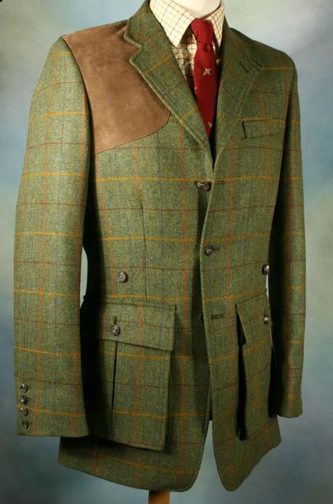 Tweed Shooting Jacket, Hunting Suit, Norfolk Jacket, Hacking Jacket, Hunting Jackets, Tweed Suits, Sharp Dressed Man, Hunting Clothes, Sports Blazer