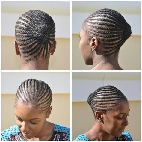 Simply beautiful... Cornrows Hand Plaited African Hairstyles, Small Lines Hairstyle For Black Kids, Free Hand Cornrows For Black Hair, 4c Cornrows, Lines And Braids Hairstyles, Freehand Cornrows, Small Lines Hairstyle, Side Plait Hairstyles, Small Lines Cornrows With Natural Hair