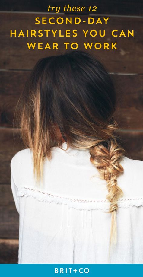 Roll out of bed + look fabulous with this second-day hairstyle guide. 2nd Day Hairstyles Long, Bed Hair Messy, Botticelli Hair, Hairstyles To Wear To Bed, Second Day Hair, Hairstyle Guide, Day Hairstyles, Hair Inspired, Lazy Hairstyles