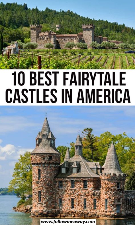 Castles In America, Usa Bucket List, Dreamy Places, Places In Usa, Road Trip Places, Vacation Locations, Travel Bucket List Usa, Usa Travel Guide, American Travel