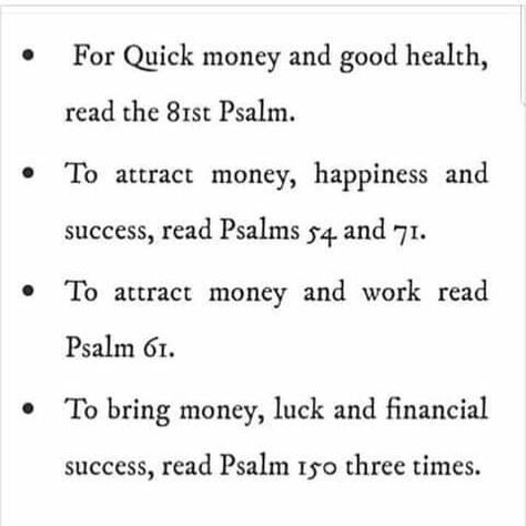 Psalms To Attract Money, Writing Petitions Hoodoo, Book Of Psalms Spells, Psalm Spells, Psalms For Money, Bible Spells, Book Of Psalms Hoodoo, Psalms Spells, Hoodoo Psalms