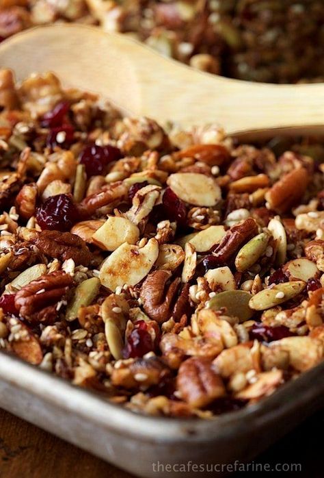 Embark on a delicious journey with Wholesome Crunch, where every bite of this paleo granola is a step into a world of natural goodness. Packed with nutrient-rich nuts, seeds, and a hint of natural sweetness, this granola is perfect for those who crave a healthy yet satisfying snack. Whether you're topping your morning yogurt, adding a crunch to your smoothie bowl, or enjoying it straight from the jar, this paleo-friendly treat promises a delightful experience. Embrace the adventure of clean eating with a granola that nourishes your body and delights your taste buds. No Grain Granola Recipe, Flax Seed Granola Recipe, Grainless Granola Recipe, The Best Granola Recipe, Aip Granola, Grainfree Granola, Home Made Granola Recipe, Low Calorie Granola Recipe, Low Carb Granola Recipe