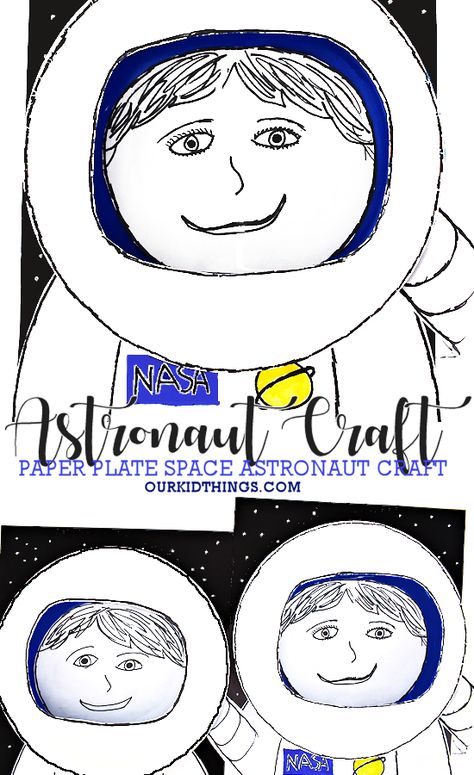 Paper Plate Astronaut Craft #space #spacecrafts #astronaut #paperplatecrafts #kidscraft #kidcrafts Air Balloon Craft, Astronaut Craft, Balloon Craft, Rocket Craft, Hot Air Balloon Craft, Paper Plate Crafts For Kids, Summer Camp Crafts, Astronaut Art, Balloon Crafts