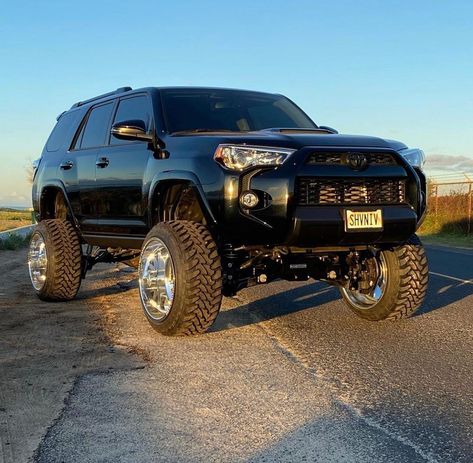 2019 Toyota 4Runner equipped with a Fabtech 6” Lift Kit 2019 Toyota 4runner, Lifted Four Runner, Lifted 4runner, Four Runner, Toyota 4runner Trd, Dream Vehicles, 4 Runner, Toyota Trucks, Big Rig Trucks