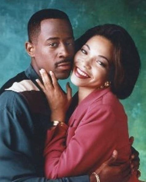 There's something to be said about a couple that can laugh and be silly together and these two had that down pat. Martin was definitely a handful, but he never stepped out on Gina, and I love that about their particular portrayal of black love on TV. Martin And Gina, 90s Couples, Black Sitcoms, Fictional Couples, Martin Show, Martin Lawrence, Black Tv, Black Love Couples, Black Couples Goals