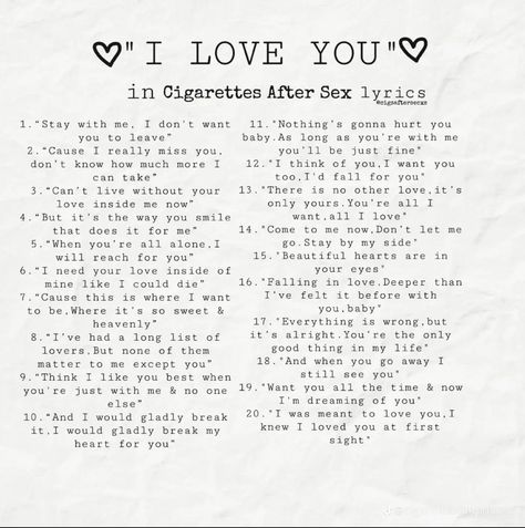 I love you in CSA Lyrics That Say I Love You, A-z I Love You, I Love You In Song Lyrics, Song Lyrics For Him Love, I Love You Lyrics, Cute Song Lyrics For Boyfriend, I Love You In Lyrics, Love Song Quotes For Him, Song Lyrics For Boyfriend