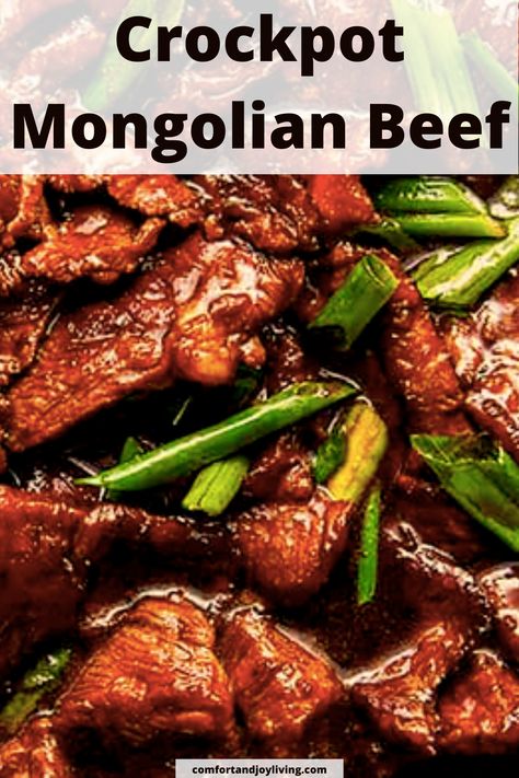 Crockpot Mongolian Beef Crockpot Mongolian Beef, Beef Crockpot Recipes, Crockpot Recipes Ground Beef, Easy Crockpot Meals, Chinese Meals, Beef Cubes, Recipes Ground Beef, Mongolian Beef Recipes, Asian Meals