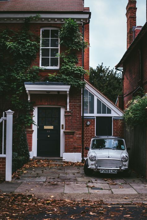 Magic Places, Door Paint, English House, Old Car, Humble Abode, House Goals, Brick House, Pretty House, House Inspo