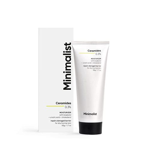 Amazon.com: Minimalist 0.3 % Ceramide Moisturizing Cream For Barrier Repair & Deep Moisturization | Daily Repairing Face Moisturizer For Normal - Dry Skin : Beauty & Personal Care Damaged Skin Barrier, Gel Face Moisturizer, Cream For Oily Skin, Moisturizer For Oily Skin, Moisturizing Face Cream, Cream For Dry Skin, Skin Essentials, Moisturizing Cream, Normal Skin