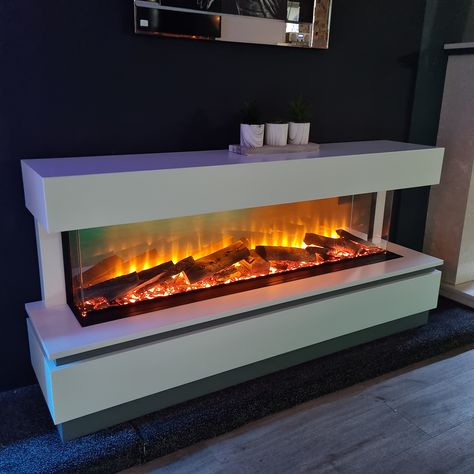 💎 The Empire Hang on the Wall Fire - on display now 💎 HUGE LOCAL SHOWROOM - visit today! This contemporary design comes in 2 sizes and features a bright white smooth finish with the trim and base finished in a light grey. Perfect for any modern home. 🔥 Up to 2kw heat output 🔥 1250mm + 750mm electric fire 🔥 Remote controlled 🔥 Fuelbed colour options 🔥 Dimmable lighting 🔥 Flame effects 💎 Go bespoke with a custom finish OUR SHOWROOM ✅ See before you buy ✅ Huge brick-and-mortar showroom ✅ 400+... Vapor Fireplace Living Rooms, Wall Fires, Latest Living Room Designs, Electric Fire, Electric Fires, Brick And Mortar, Building Ideas, Hang On, Living Room With Fireplace