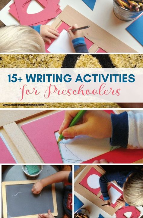 Writing Activities for Kids Playing Preschool, Prewriting Activities, Writing Activities For Preschoolers, Writing Skill, Table Activities, Mat Man, Kid Books, Montessori Lessons, Handwriting Activities