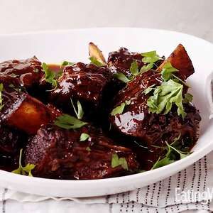 Slow-Cooker Balsamic Short Ribs Recipe | EatingWell Ribs Crockpot Recipes, Balsamic Short Ribs, Short Ribs Crock Pot, Ribs Crockpot, Beef Short Ribs Recipe, Bbq Short Ribs, Short Ribs Slow Cooker, Crockpot Ribs, Beef Short Rib Recipes