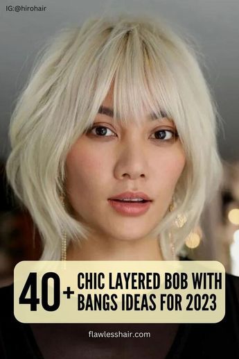 Choppy Bob Hairstyles With Bangs, Blonde Bob With Bangs, Haircut Fails, Bobbed Hairstyles With Fringe, Shaggy Bob Hairstyles, Bangs Ideas, Layered Bob With Bangs, Shaggy Bob Haircut, Short Bobs With Bangs