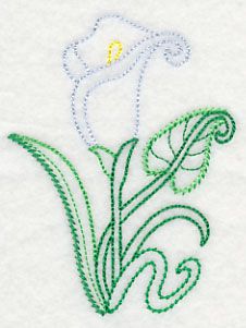 Art Deco Calla Lily (Vintage) Art Deco Tattoo, Art Deco Elements, Lily Tattoo, Drawing Tutorial Easy, Calla Lilies, Iris Flowers, Embroidery Library, Tiger Lily, Calla Lily