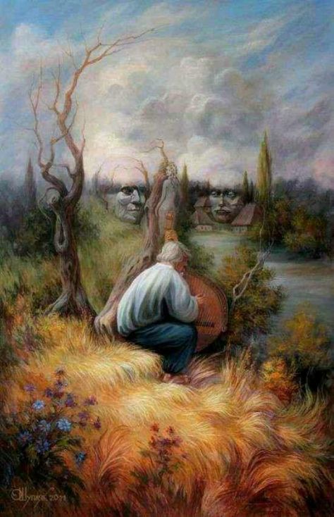 The Image You See First In This Optical Illusion Personality Test Reveals Your Deeply Hidden Personal Weakness Oleg Shuplyak, Image Illusion, Optical Illusion Paintings, Illusion Kunst, Optical Illusions Pictures, Tato Naga, Illusion Paintings, Illusion Pictures, Illusion Drawings