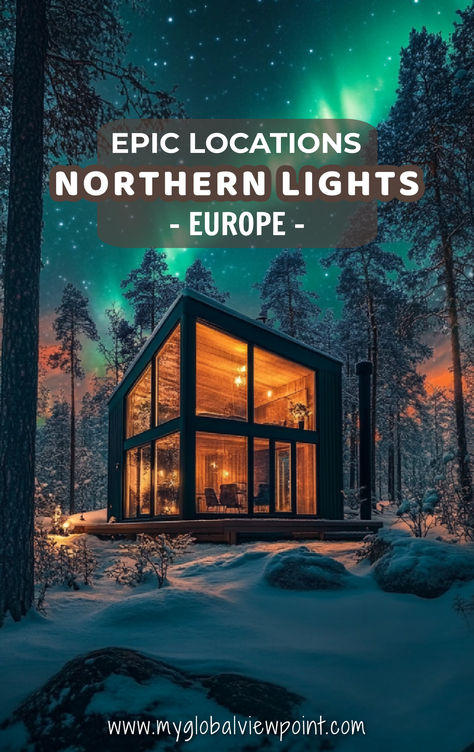 Beautiful destinations in Europe to see the Northern Lights Northern Lights Scandinavia, Northern Lights Camping, Norway Aurora Borealis, Norway Northern Lights, Scandinavia Trip, 2024 Travel, Northern Lights Norway, Stunning Landscapes, See The Northern Lights