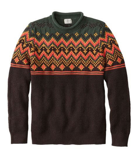 Men's Sweaters on Sale | Sale at L.L.Bean Christmas For Adults, Fair Isle Sweaters, American Made Clothing, Quarter Zip Men, Hawthorne House, Old Man Fashion, Cotton Sweaters, Waffle Sweater, Its Christmas