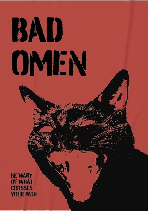 Poster Prints Halloween, Black Cat Poster Aesthetic, Punk Posters Vintage, Cat Graphic Design Poster, Cats Graphic Design, Black Cat Graphic, Halloween Graphics Design, Punk Illustration Graphic Design, Halloween Graphic Design Illustration