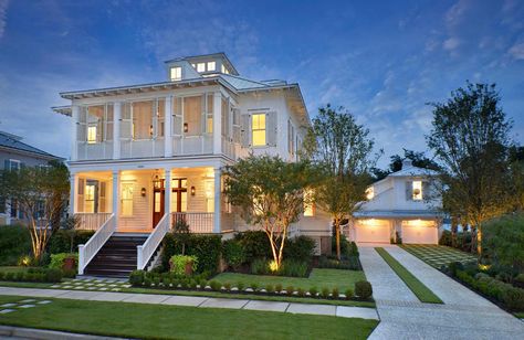 Southern Coastal Homes, Spanish Coastal Home, Coastal Homes Exteriors, Australia Beach House, Coastal Homes Plans, Southern Coastal, Modern Coastal Home, South Carolina Homes, Daniel Island