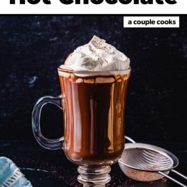 Hot Chocolate With Rum, Hot Alcoholic Drinks, Spiked Hot Chocolate Recipe, Kahlua Hot Chocolate, Bourbon Hot Chocolate, Spiked Hot Cocoa, Thanksgiving Cocktail Recipes, Spiked Hot Chocolate, A Couple Cooks