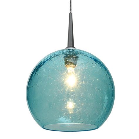 Look what I found on Wayfair! Aqua Pendant, Coastal Lighting, Blown Glass Pendant, Bowl Pendant, Aqua Glass, Deco Luminaire, Contemporary Pendant Lights, Glass Pendant Lamp, Mini Pendant Lights