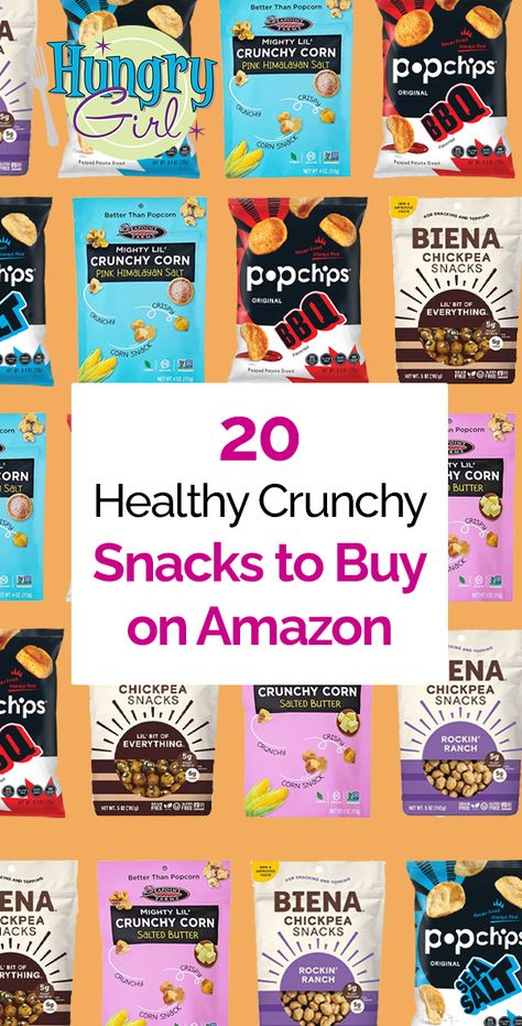 Top Healthy Crunchy Snacks to Buy on Amazon: Chips & More | Hungry Girl Healthy Chips From Store, Healthy Crunchy Snacks, Bbq Corn, Snacks To Buy, Crunchy Snacks, Healthy Chips, Hungry Girl Recipes, Corn Snacks, Weight Watchers Snacks