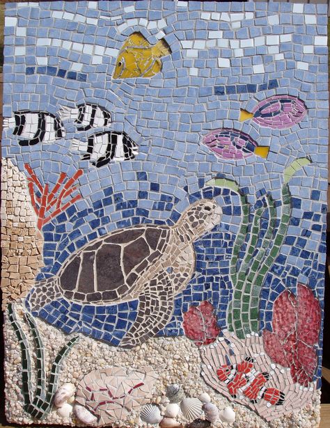 C-Life | 18" x 24" Ceramic, porcelain, tempered glass, marbl… | Flickr Mosaic Animals, Mosaic Tile Art, Mosaic Art Projects, Mosaic Stained, Mosaic Madness, Mosaic Pictures, Mosaic Artwork, Mosaic Garden, Mosaic Diy