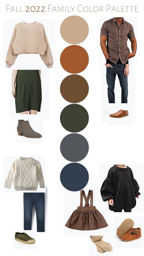 Amazon, family pictures, fall, 2022, autumn, brown, tan, color palette Color Palette Family Pictures, Picture Color Schemes, Family Pictures Fall, Extended Family Pictures, Fall Family Outfits, Family Photography Outfits, Family Portrait Outfits, Family Photo Colors, Extended Family Photos