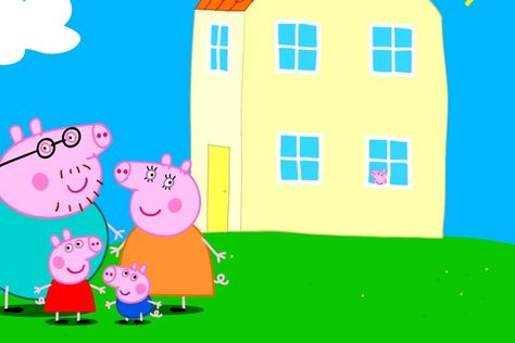 Peppa Pig Wallpapers ·① WallpaperTag Peppa Pig Drawing, Peppa Pig House, Dream Catcher For Kids, Peppa Pig Colouring, Peppa Pig Wallpaper, Dj Marshmello, Human Body Activities, Prank Toys, Pig Wallpaper