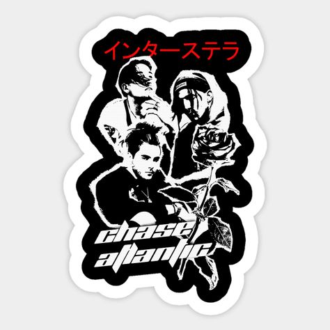 Chase Atlantic Design, Chase Atlantic Stickers Printable, Chase Atlantic Stickers, Chase Atlantic Merch, Chase Atlantic, Phone Stickers, New Laptops, Logo Sticker, The Duff