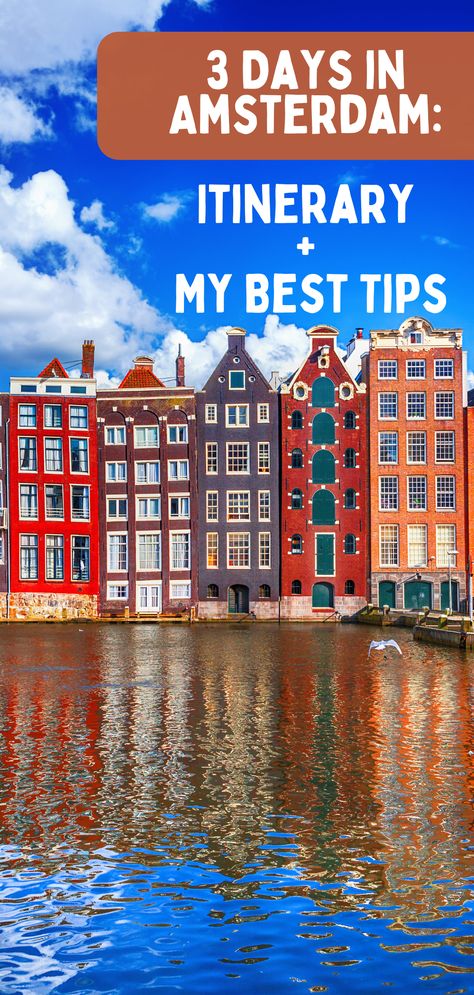 If you’re looking for the perfect 3-day Amsterdam itinerary, look no further! This city has something for everyone, and these three days will give you a great taste of what the Dutch capital has to offer. Netherlands Itinerary, 3 Days In Amsterdam, Amsterdam Itinerary, Day Trips From Amsterdam, Anne Frank House, Dam Square, Visit Amsterdam, Amsterdam Travel, Photography Guide