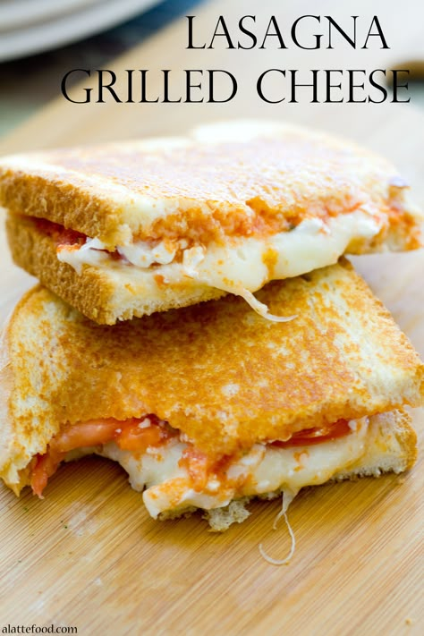 Lasagna Grilled Cheese, Grill Cheese, Grilled Sandwiches, Lasagna Ingredients, Grilled Cheese Sandwiches, Grilled Bread, Grilled Cheese Recipes, Grilled Sandwich, Cheese Sandwich