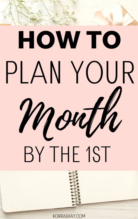 Month Planning, Plan Your Month, How To Be More Organized, Planning Organization, Organizing Time Management, Monthly Planning, Planner Organisation, Organization Lists, Bullet Planner