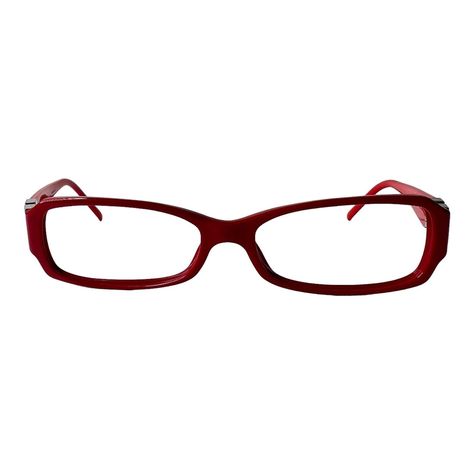 Red Items Aesthetic, Red Glasses Aesthetic, Red Frame Glasses, Y2k Glasses, Glasses For Round Faces, Red Eyeglasses, Funky Glasses, Red Glasses, Red Sunglasses