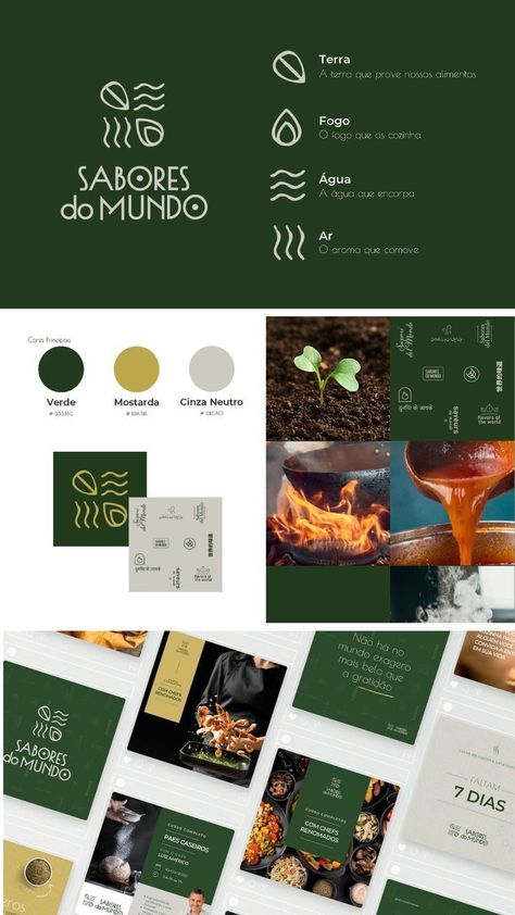 Restaurant logo design and branding for a modern eatery with an elegant and sophisticated.#logodesign #branding #graphicdesign #logodesigner #visualidentity Brand Development Visual Identity, Logo Identity Presentation, Restaurant Logo Color Palette, Logo Presentation Ideas, Visual Identity Restaurant, Logo Branding Presentation, Logo Presentation Template, Bamboo Color Palette, Restaurant Brand Identity Design