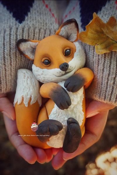 Fimo, Woodland Themed Cake, Fox Cake Toppers, Fox Birthday Party, Clay Fox, Fox Cake, Teen Cakes, Fondant Cake Designs