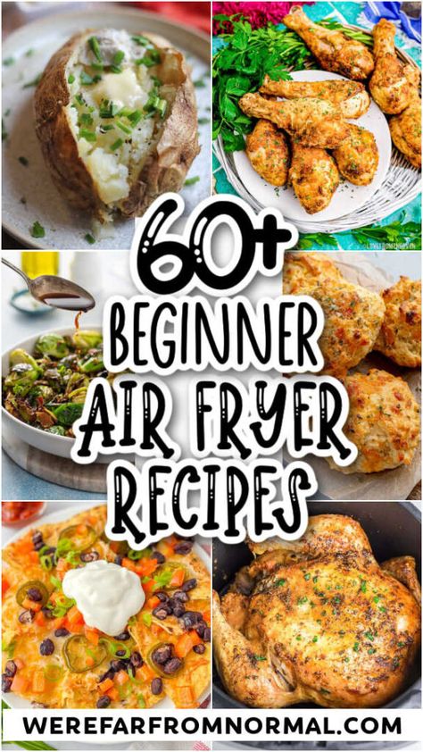 Beginner Air Fryer Recipes, New Air Fryer Recipes, Air Fryer Recipes Snacks, Air Fryer Cooking Times, Cooks Air Fryer, Air Fried Food, Air Fryer Oven Recipes, Air Fyer Recipes, Air Frier Recipes