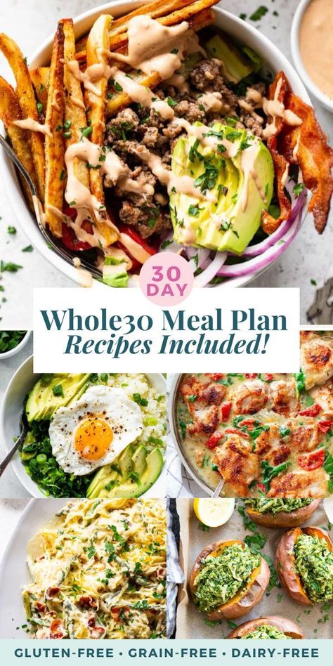 If you’re doing the January Whole30, you can use this Whole30 meal plan to get you through since I’ve included all meals: recipes for breakfast, lunch and dinner, side dishes and recommendations for sauces – both store bought and homemade. While 30 Meal Plan, Whole 30 Meal Plan Week 1, Whole 30 Camping Meals, Whole30 Lunches For Work, Whole 30 Meal Prep, January Whole30, Vacation Meal Planning, 2024 Reset, Whole30 Meal Plan