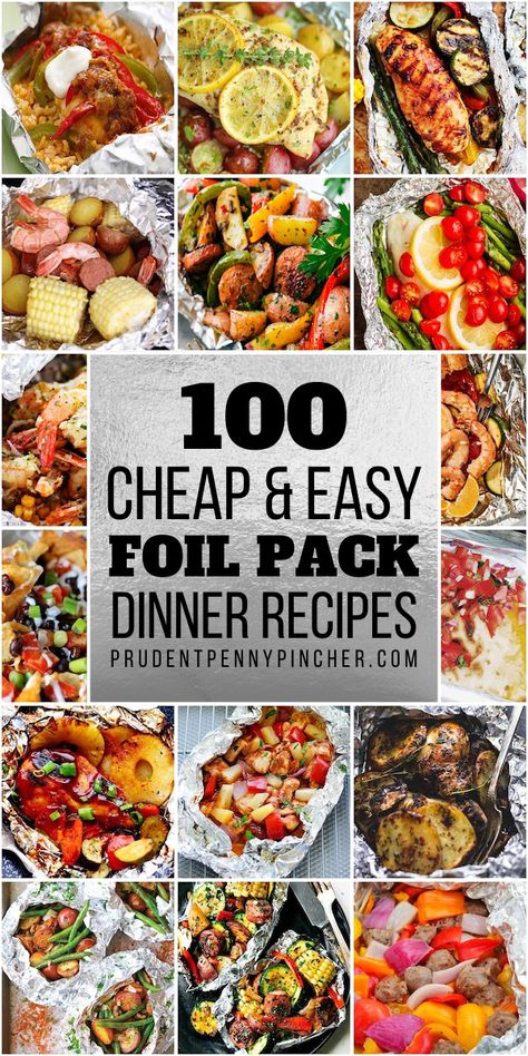 Have an easy, mess-free meal with these foil pack dinner recipes. Whether you are looking for foil packets for the oven or for the grill, there are plenty of cheap and easy foil packet meals to choose from. Grilling Packets Foil, Grilled Camping Meals, Hobo Packs On Grill, Easy Foil Packet Meals Grill, Healthy Foil Packets For The Grill, Easy Hobo Dinners Foil Packets, Grilled Packets Foil, Hobo Packets On The Grill, Quick Meals On The Grill